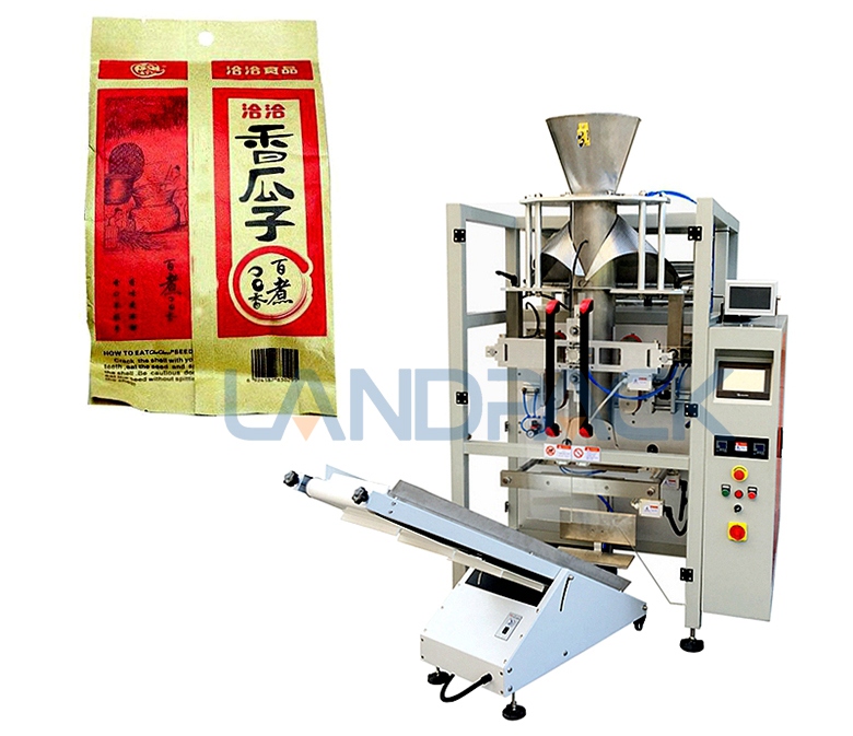 紙袋瓜子包裝機(jī)，背封紙袋瓜子顆粒包裝機(jī)